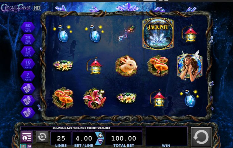 Игровой автомат Crystal Forest в казино Vulkan