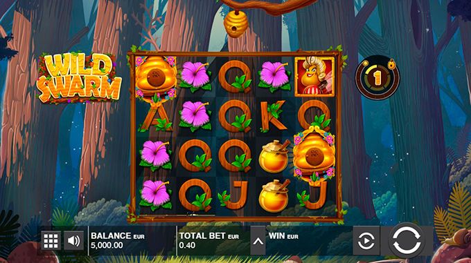 Игровой автомат Wild Swarm в мобильном казино Вулкан