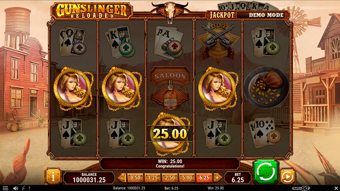 Игровой автомат Gunslinger Reloaded на официальном сайте казино Вулкан 24