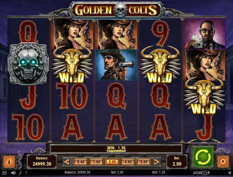 Игровой автомат Golden Colts в онлайн казино Фараон