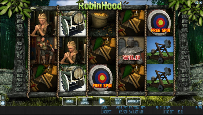 Игровой автомат Robin Hood в казино Вулкан 24