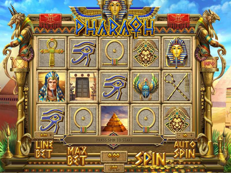 Игровой автомат Pharaoh в азартном клубе Космолот онлайн