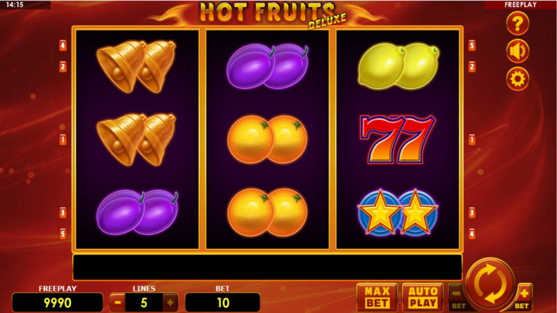 Игровой автомат Hot Fruits Deluxe в казино Вулкан Рояль